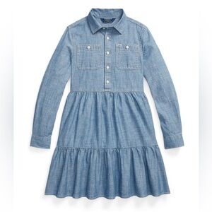 Denim Blue Kids Dress